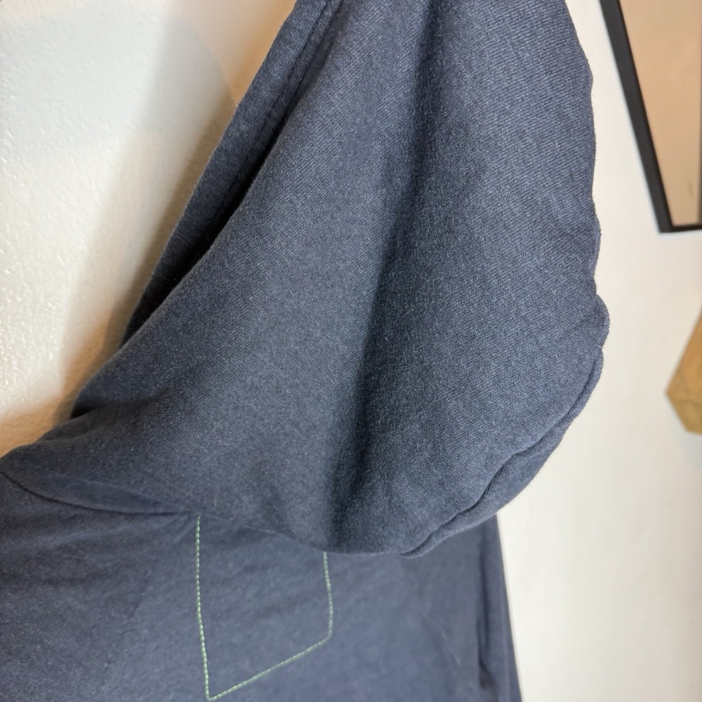 Aviator Nation Bolt Stitch Chevron Hoodie Sweatshirt Neon Women's Medium - Picture 9 of 14